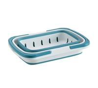Ducha | Baño Plegable con Manija | Organizador De Ducha Portátil - Casa Dormitorio Camping Universidad Apartamento Bebé Adulto Niño, azul, Se référer au descriptif, Consulte la descripción