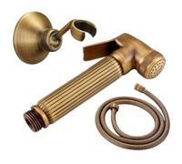 Ducha Bidet Handheld Bidet Spray Shower Set | Antique Brass Sprayer Toilet Faucet Lavatory For Bathroom(Color2)
