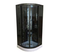 DUCHA CABINA DE HIDROMASAJE 100 x 100 cm SPA RADIO CROMOTERAPIA Modelo Vancouve Nueva