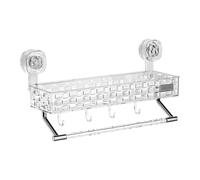 Ducha cady - Puerta De Almacenamiento De La Mano De Succión | Estantes De Pared De La Ducha | Sin Portaequipajes De Baño De Puño | Duchas Montadas En La Pared Cesta De Almacenamiento Para Hotel Y