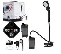 Ducha Camping Portátil Recargable, 3 Modos, Impermeable, Bomba para Camping