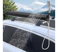 Ducha Carretera Para Portaequipajes, Kit Ducha Portátil Para Camping, Ducha Carretera Para Techo, Tanque Agua Autopresurizado, Tubo De Agua De 1,5m 4,9pies, Para Camping, Todo Terreno 4.76加仑/18升