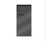 Ducha de acero inoxidable con cubo de basura integrado, estantes impermeables, unidad de almacenamiento integrada, soporte de papel higiénico para baño (B)