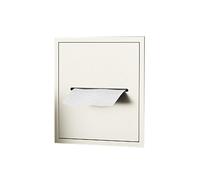 Ducha de acero inoxidable verde claro con puerta extraíble de 20 x 20 x 12,5 cm, estante para almacenamiento de baño, inodoro ligero empotrado, solución de mejora del hogar