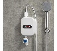 Ducha de Calentador Instantáneo,Calentador de agua caliente de 3,5 kW con pantalla digital Calentador de agua caliente instantáneo de 110 V Calentador de agua eléctrico a prueba de agua para agua de