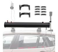 Ducha de camping con tanque de agua presurizado de 18/20/30 l, kit de ducha solar portátil para coche, tanque de agua para portaequipajes con manguera de 1,5 m y cabezal de ducha,30L