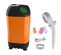 Ducha de camping, Ducha al aire libre de camping | Bomba de ducha portátil para bolsa de ducha de camping,Alcachofa eléctrica portátil desmontable, kit de ducha de camping para limpieza de anim