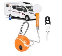 Ducha De Camping Exterior Portátil - Kit De Ducha De Viaje Compacto, De Ducha Solar Recargable | Ducha Impermeable Ligero, Ducha Al Aire Libre De Fácil Uso para Camping