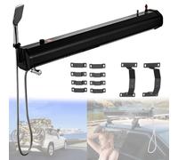 Ducha de carretera portátil con tanque de agua de 20/30 L, ducha solar de techo, tanque de agua presurizado para montaje en baca, ideal para caravanas, camping y playa,20L