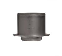 Ducha de goteo de filtro de café, herramienta de preparación de 13 agujeros, cafetera de preparación manual, distribución uniforme de agua, para verter sobre cafés, marrón