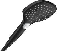 Hansgrohe Raindance Select E Ducha de mano 120 3 tipos de chorro, negro mate, 26520670