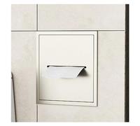 Ducha de nicho de pared, ducha de acero inoxidable, estante empotrado impermeable para artículos de tocador, champú, papel higiénico, multicolor, varios tamaños(Tea Apricot,20x20x12.5CM