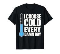 Ducha Fría Dureza Mental Exposición Fría Biohacker Mañana Camiseta