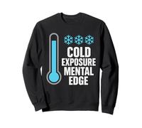 Ducha Fría Dureza Mental Exposición Fría Biohacker Mañana Sudadera