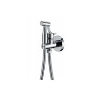 Ducha higiénica de diseño moderno fabricada en latón con un acabado cromado Munich de Imex - Plateado / Latón / Imex