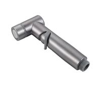Ducha higiénica for baño, inodoro, bidé, cabezal de ducha, válvula angular de doble salida, accesorios de baño, asiento de inodoro bidé(Grey ABS 1PC)