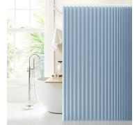 Ducha impermeable de lino azul cielo, 100 x 180 cm, resistente al moho, ideal para dormitorio, sala de estar y fiestas de baño, decoración del hogar Slish.