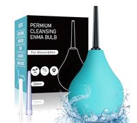 Ducha Íntima de Silicona 224 ml - Pera Lavado Anal y Vaginal con Boquilla Suave, Bulbo de Limpieza Reutilizable para Higiene Personal Diaria Hombre y Mujer (Verde)
