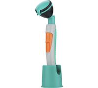 Ducha manual de emergencia para ojos ClassicLine, cabezal de ducha de 45°, gris, verde.