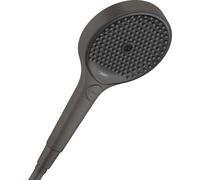 hansgrohe Rainfinity 26864340 - Alcachofa de ducha (130 mm, 3 chorros), color negro cepillado