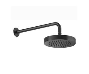 Ducha mural Gessi Inciso anticalcárea D218 mm, con articulación y brazo mural 389 mm, conexión 1/2 A 3 bar de presión aprox. 16 l/min, 58185735, Color: Bronce cálido PVD