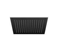 Ducha mural Steinberg Relax Rain, montaje empotrado en el techo, Easy-Clean, 550x550mm, 3906512S, Color: negro mate