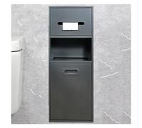 Ducha Nicho De Acero Inoxidable Abajado Ducha Nicho Papelera, Estante de almacenamiento de champú incorporado para almacenamiento de baño/champú/artículos de tocador,Grey/23x67x14cm/9.05x26.37x5.51in