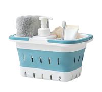 Ducha para dormitorio - Baño plegable con asa - Organizador de ducha portátil, casa dormitorio camping universidad apartamento bebé adulto niño, azul, Se référer au descriptif, Consulte la