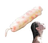 Ducha para la parte posterior, accesorios de baño de limpieza profunda, raspador de espalda con asas, para hombres mujeres ancianos piel pie hotel apartamento