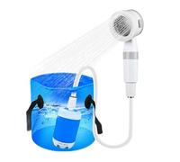 Ducha portátil camping pulverizador agua impermeable limpieza y lavado | 5000 mAh ducha camping eléctrico portátil Baño para mascotas camping interior y baño