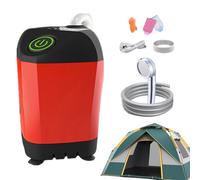 Ducha portátil, Ducha de campo portátil | Bomba de ducha con bolsa de ducha de camping | Alcachofa de ducha al aire libre, kit de ducha de camping, cabezal de ducha eléctrico portátil para camping