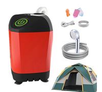 Ducha portátil - Ducha impermeable, de ducha portátil para acampar | Cabezal de ducha al aire libre, Kit de ducha de Camping, cabezal de ducha eléctrico de mano para acampar, senderismo (11,