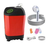 Ducha portátil para acampar, ducha portátil, bomba de bolsa de ducha impermeable para camping - alcachofa de ducha eléctrica portátil desmontable, kit de ducha de camping para Le