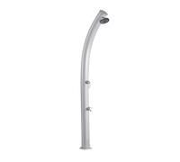 Ducha solar para piscina formidra jolly de aluminio gris de 33l