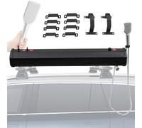 Ducha solar portátil para camping, ducha de carretera con montaje en baca, con tubo de agua de 1,5 m y cabezal de ducha, depósito de agua autopresurizado para SUV, sedanes y autocaravanas.(20L)
