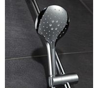 Ducha teléfono de diseño HSK AquaSwitch redondo, con manguera de ducha, cromada, 1100069