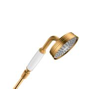 Ducha teléfono hansgrohe AXOR Montreux 100 1jet Classic, 16320250, Color: Óptica de oro cepillado