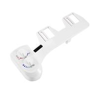 Ducha WC Adaptador, Bidet Portatil para WC, Pomo Doble, Boquilla Única Extraíble, Función de Autolimpieza, Le Ofrecemos Una Limpieza Higiénica y Limpia, WC Chorro para Inodoros de Dos Piezas(G1 / 2)