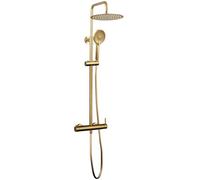 Duchas de baño columna Inverter Oro con desviador en cuerpo de grifería