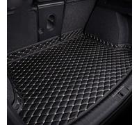 DUCHSAN 1 Pieza Alfombrilla de Maletero de Cuero Impermeable para Honda Jazz 3 (III) GK I 2015-2020 Protector de Maletero a Medida Antideslizante Negro Oro