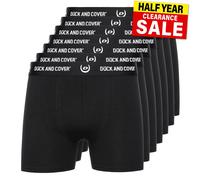 Duck And Cover Anvilli Hombre Cómodo Elástico 7pk Calzoncillo Bóxer Negro
