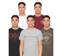 Duck and Cover Camiseta Corsure Diseño Variado para Hombre Pack de 5 (BG1692)