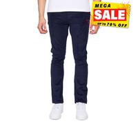 Duck And Cover Cordsome Comodidad Flexible Pantalones Casual Hombre Azul Marino
