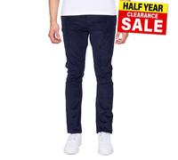 Duck And Cover Cordsome Comodidad Flexible Pantalones Casual Hombre Azul Marino