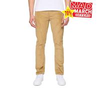 Duck And Cover Cordsome Pantalones Casual Cómodos Flexibles Para Hombre Beige