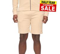 Duck And Cover Hannings Hombre Correr Shorts Diario Informal Activewear Piedra