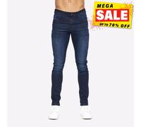 Duck And Cover Maylead Hombre Diseño Casual Moda Vestido Formal Vaqueros Marino