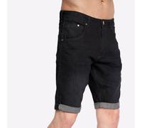 Duck And Cover Mustone Hombre Moda Informal Diseñador Denim Verano Shorts Negros