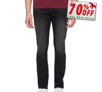 Duck And Cover Overburg Hombre Cónico Vaquero Estilo Informal Pantalones Negros