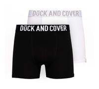Duck and Cover - Pantalones Cortos Cuadrados Salton para Hombre - Pack de 2